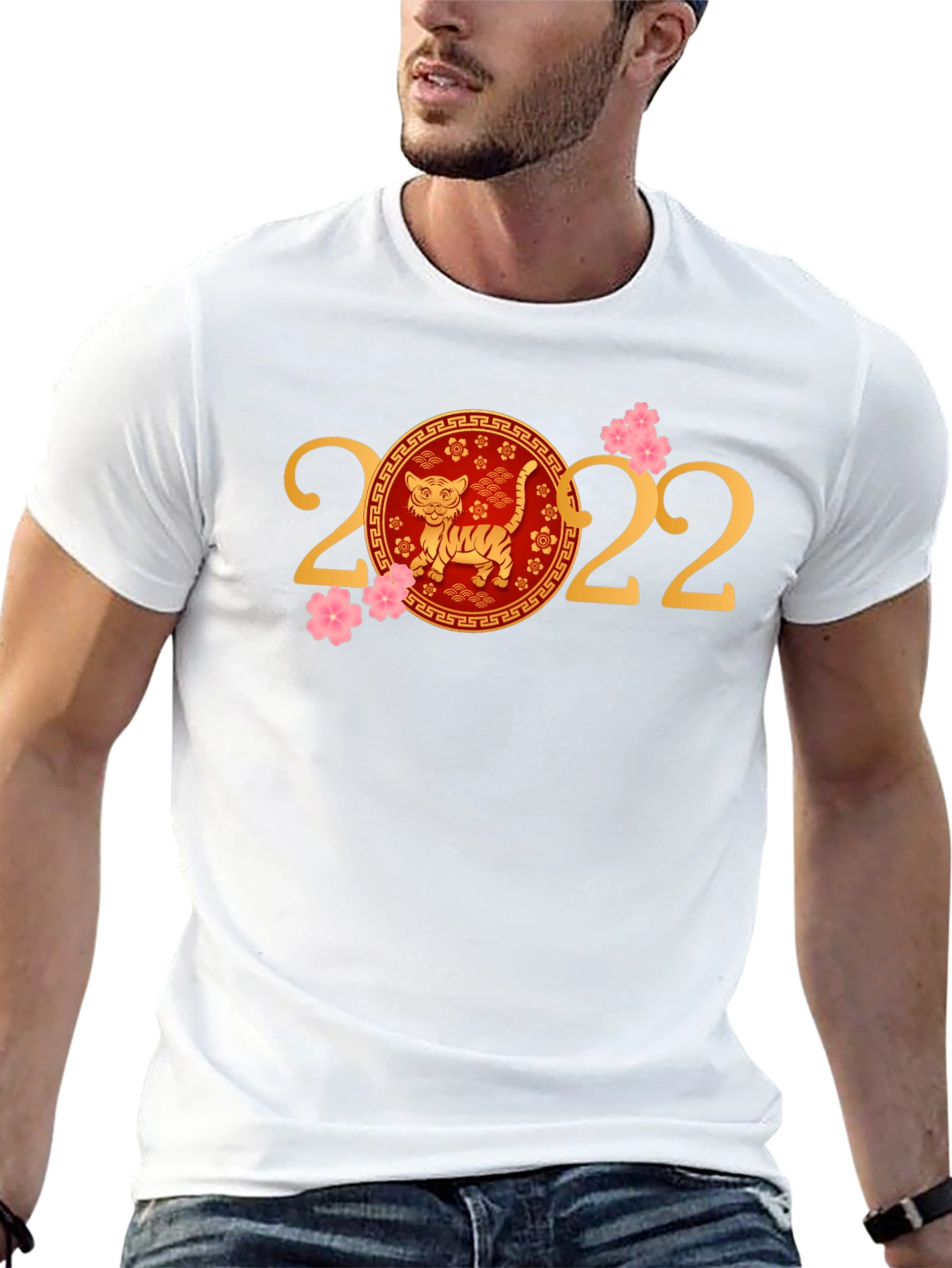 Year of the Tiger 2022 Black T-Shirt