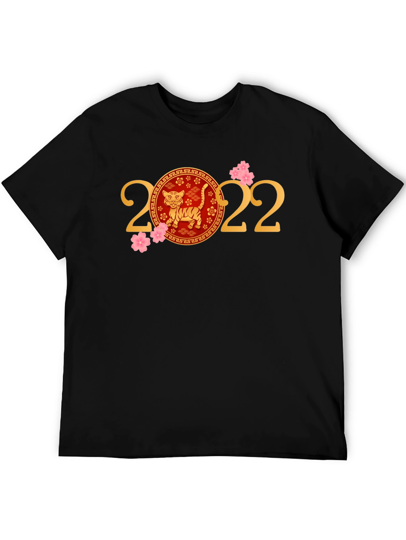 Year of the Tiger 2022 Black T-Shirt