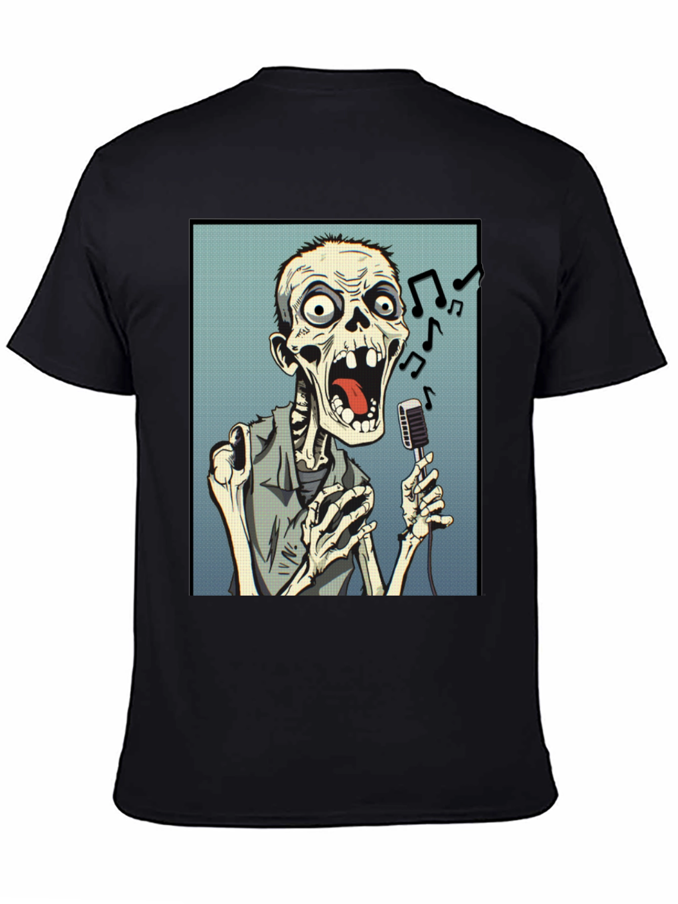 Zombie Singer Black T-Shirt