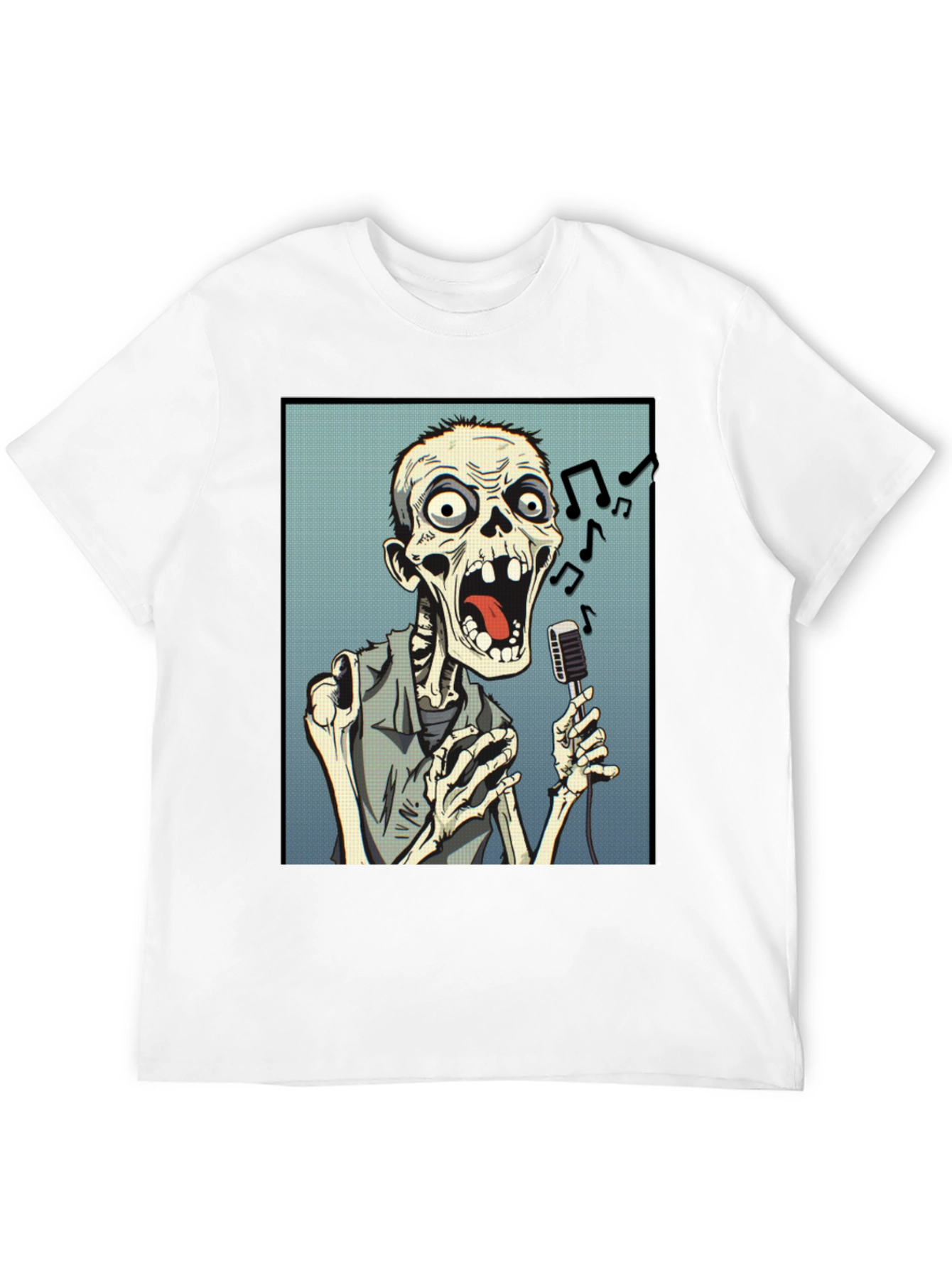 Zombie Singer Black T-Shirt