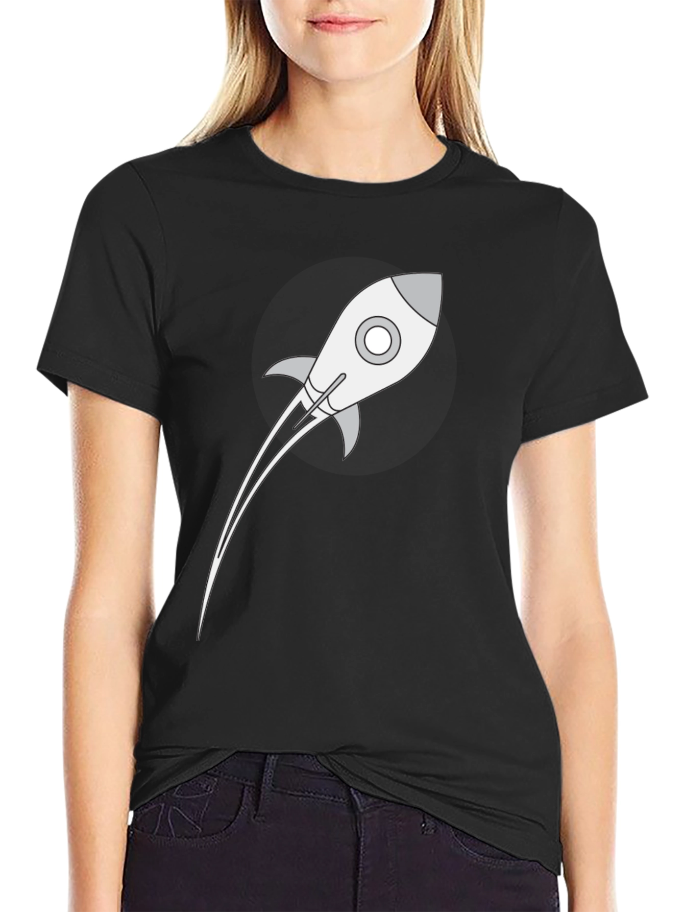 Rocket Graphic T-Shirt - Blast Off in Style