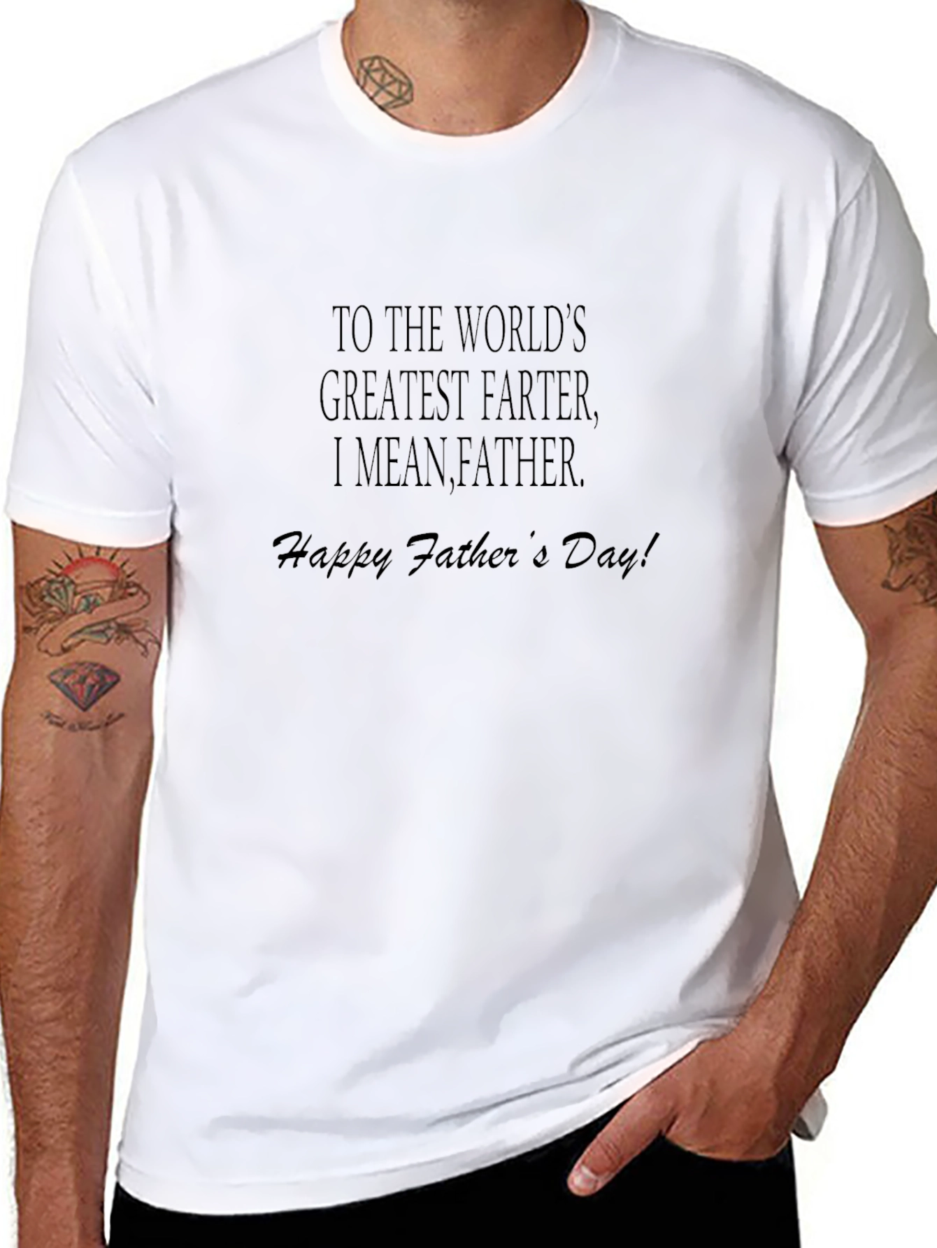 Funny Fathers Day T-Shirt - Greatest Farter Gift