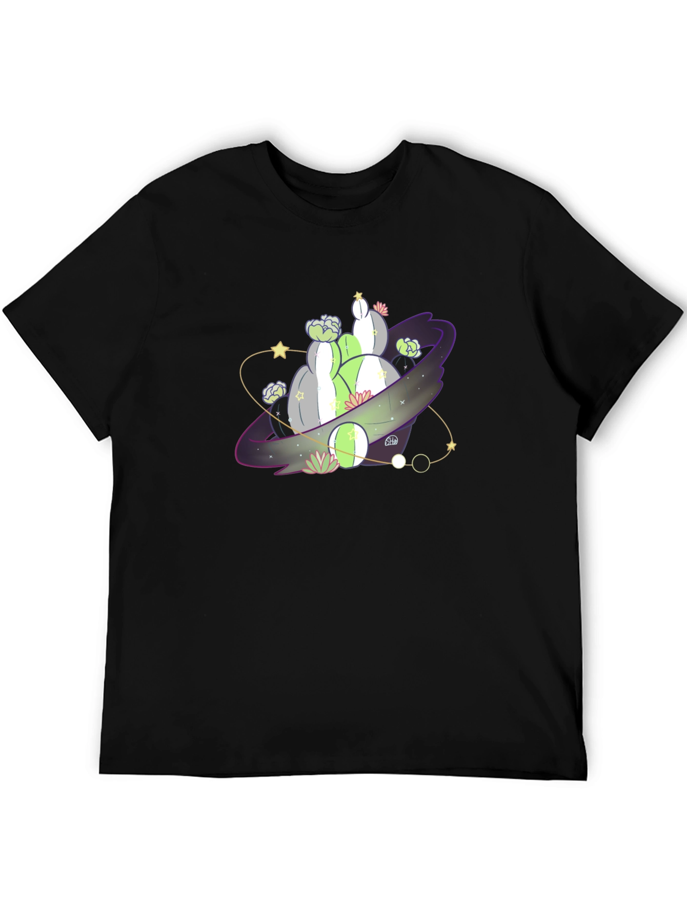 Cactus Planet Graphic T-Shirt - Trendy & Unique