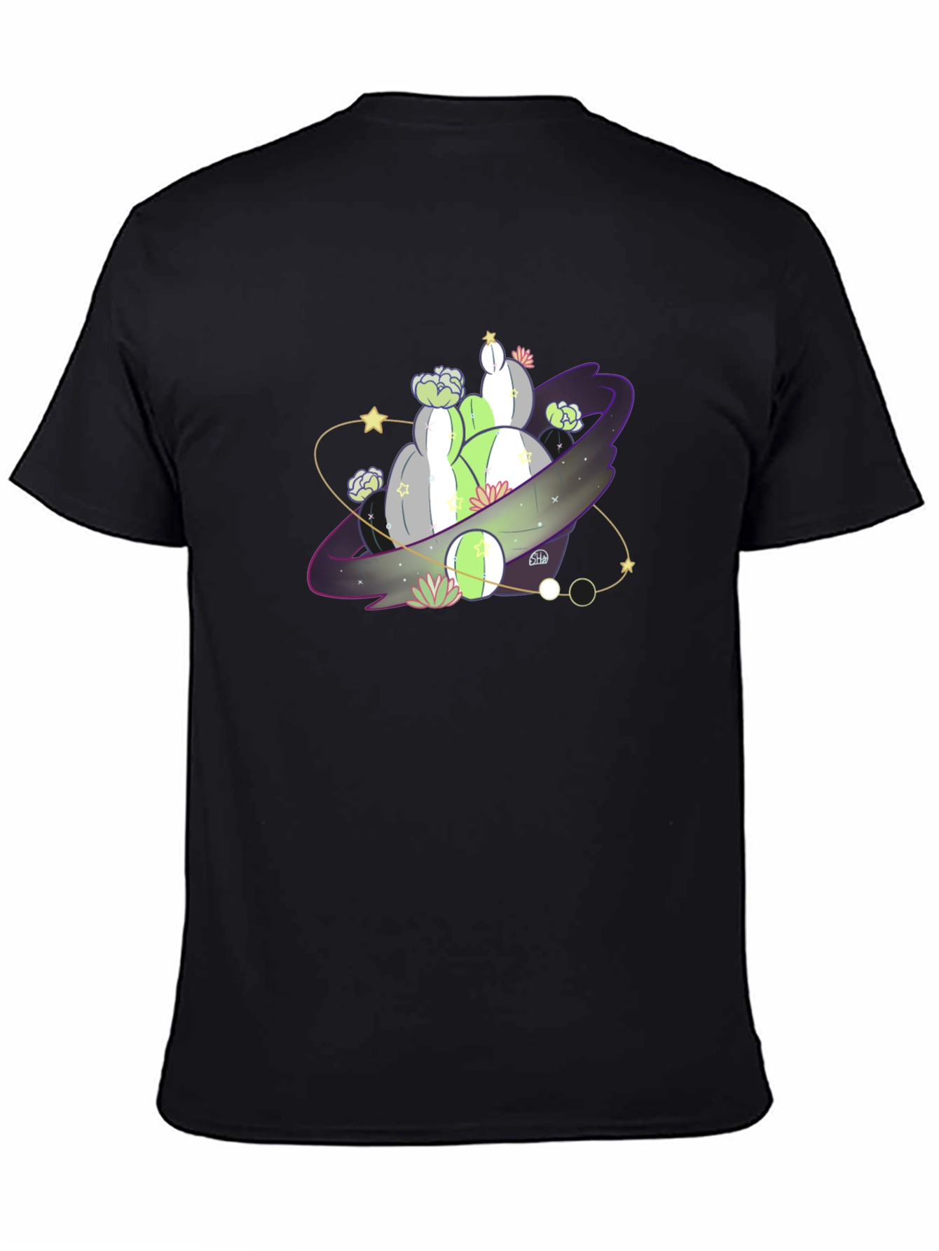 Cactus Planet Graphic T-Shirt - Trendy & Unique