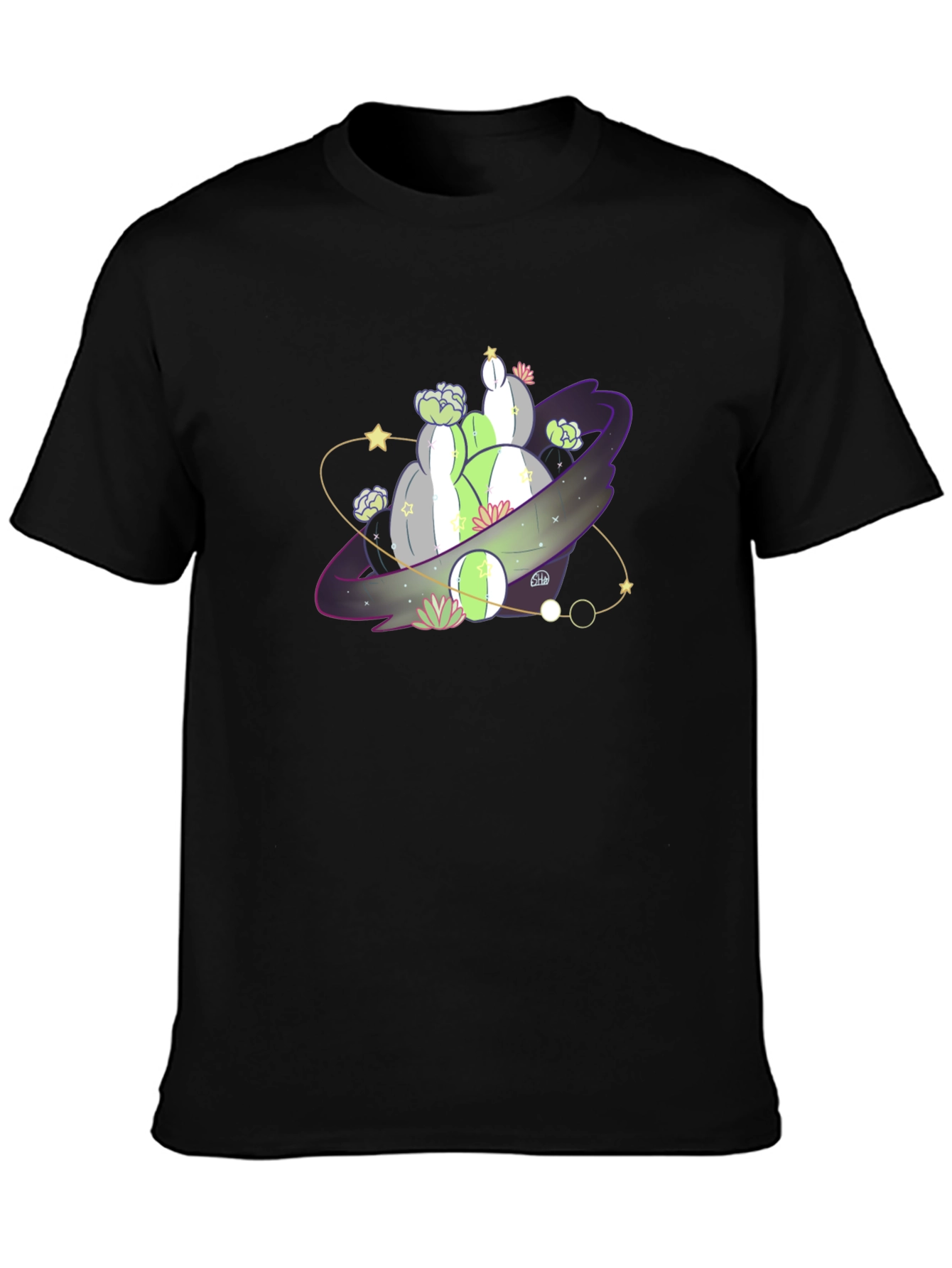 Cactus Planet Graphic T-Shirt - Trendy & Unique