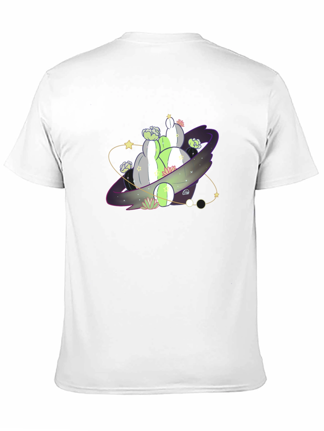Cactus Planet Graphic T-Shirt - Trendy & Unique