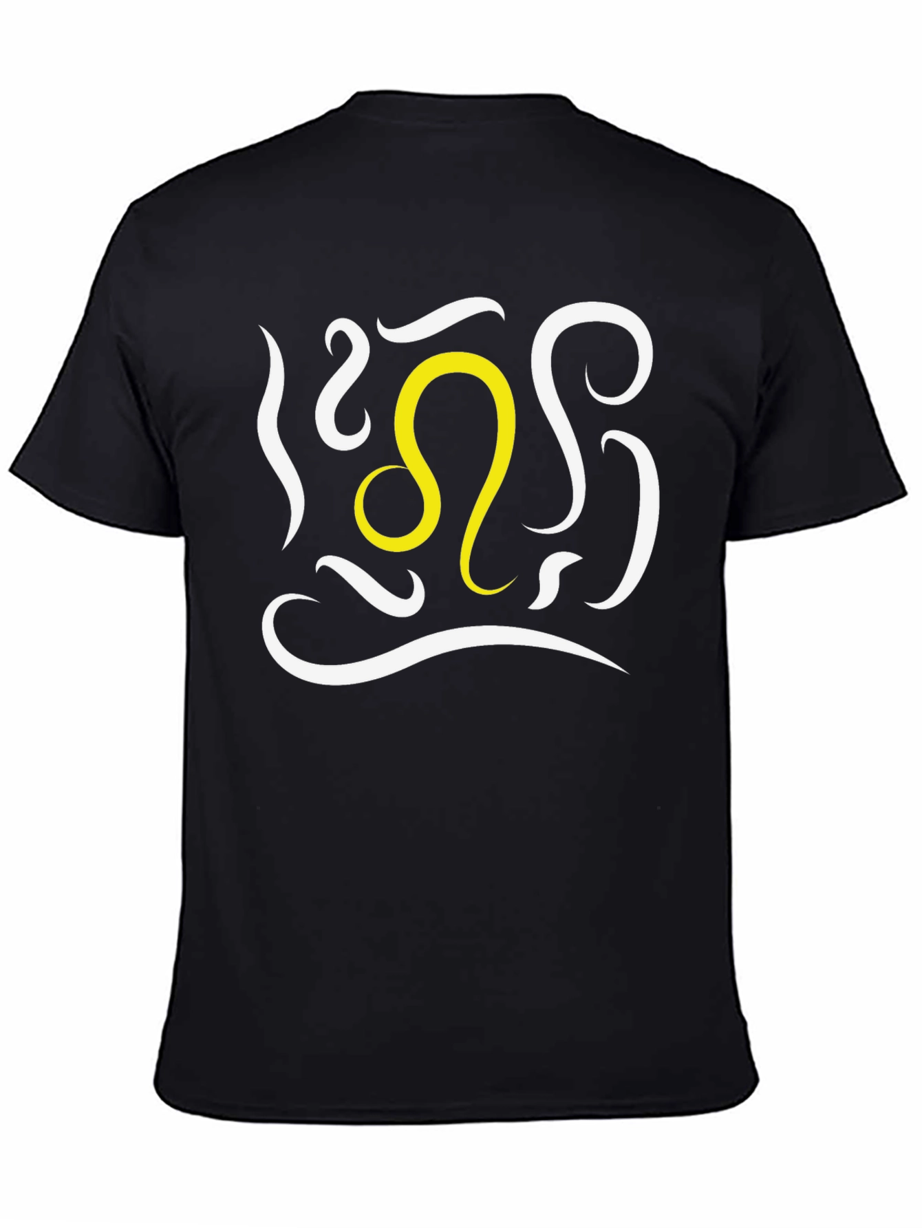 Leo Zodiac T-Shirt - Bold Black Tee