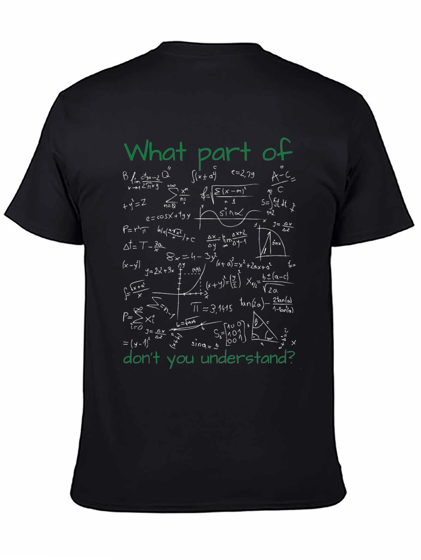 Math Formula T-Shirt - Funny Geeky Graphic Tee