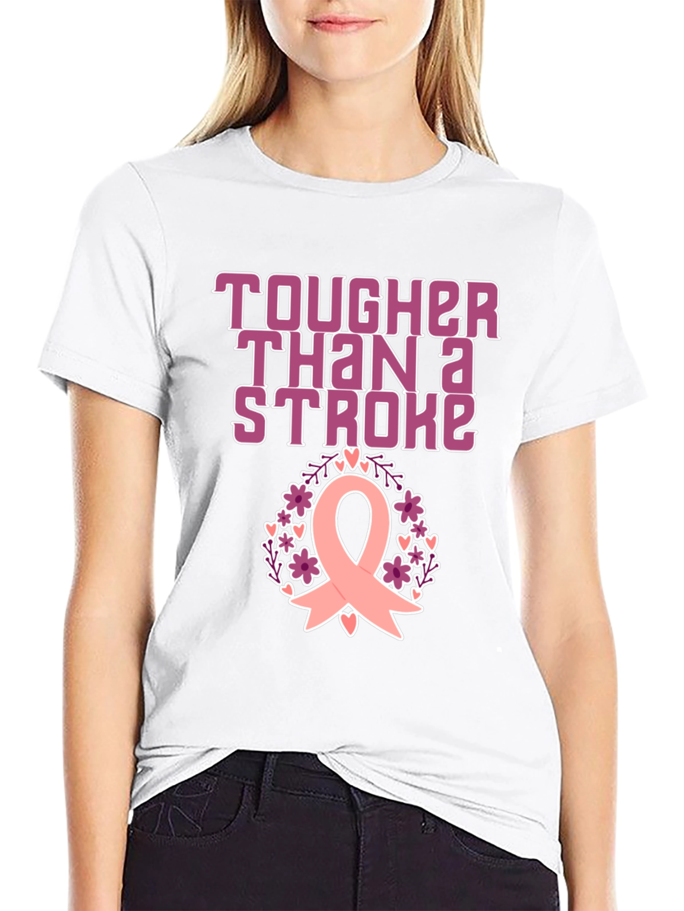 Tougher Than A Stroke Awareness T-Shirt