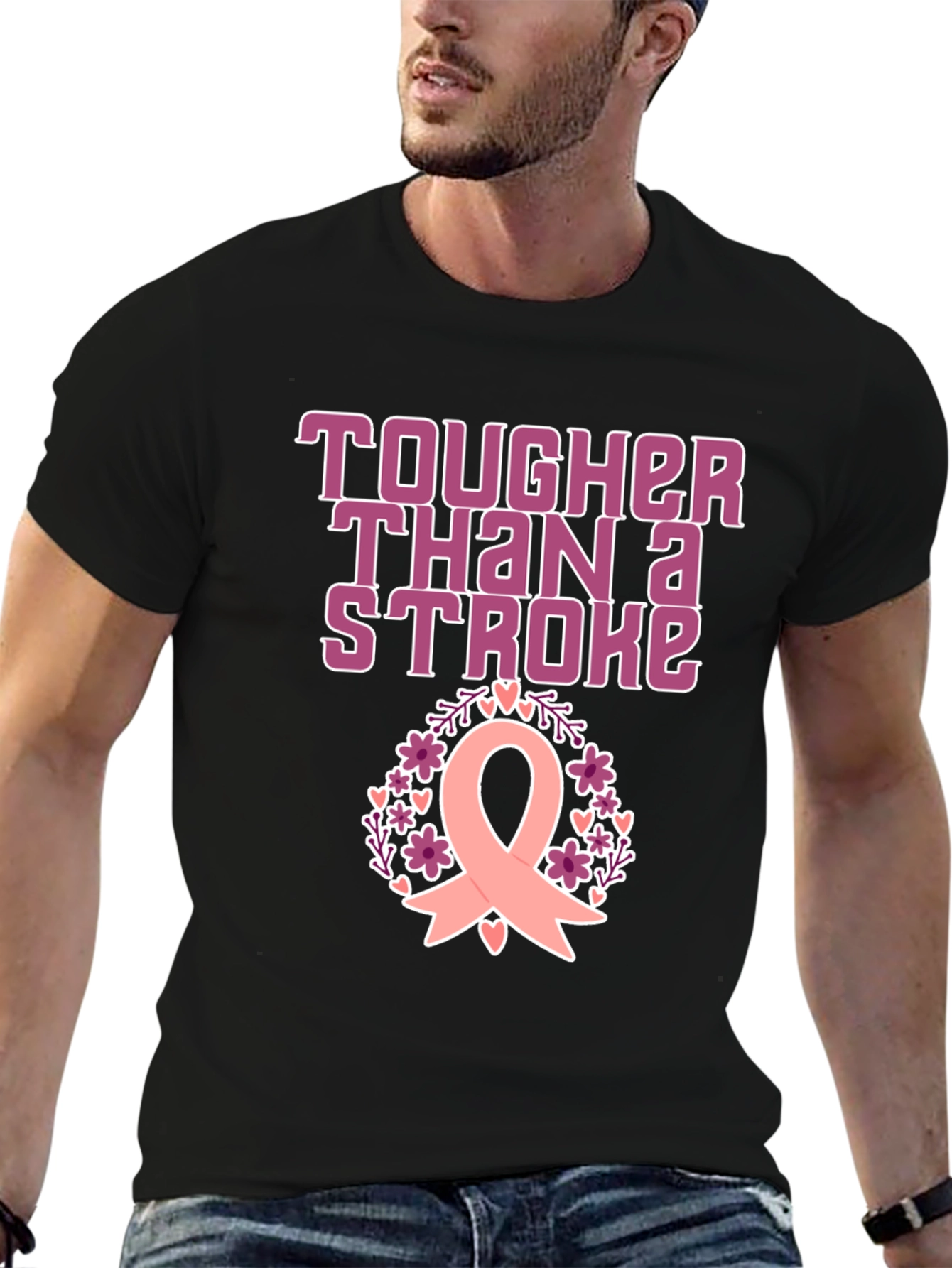 Tougher Than A Stroke Awareness T-Shirt