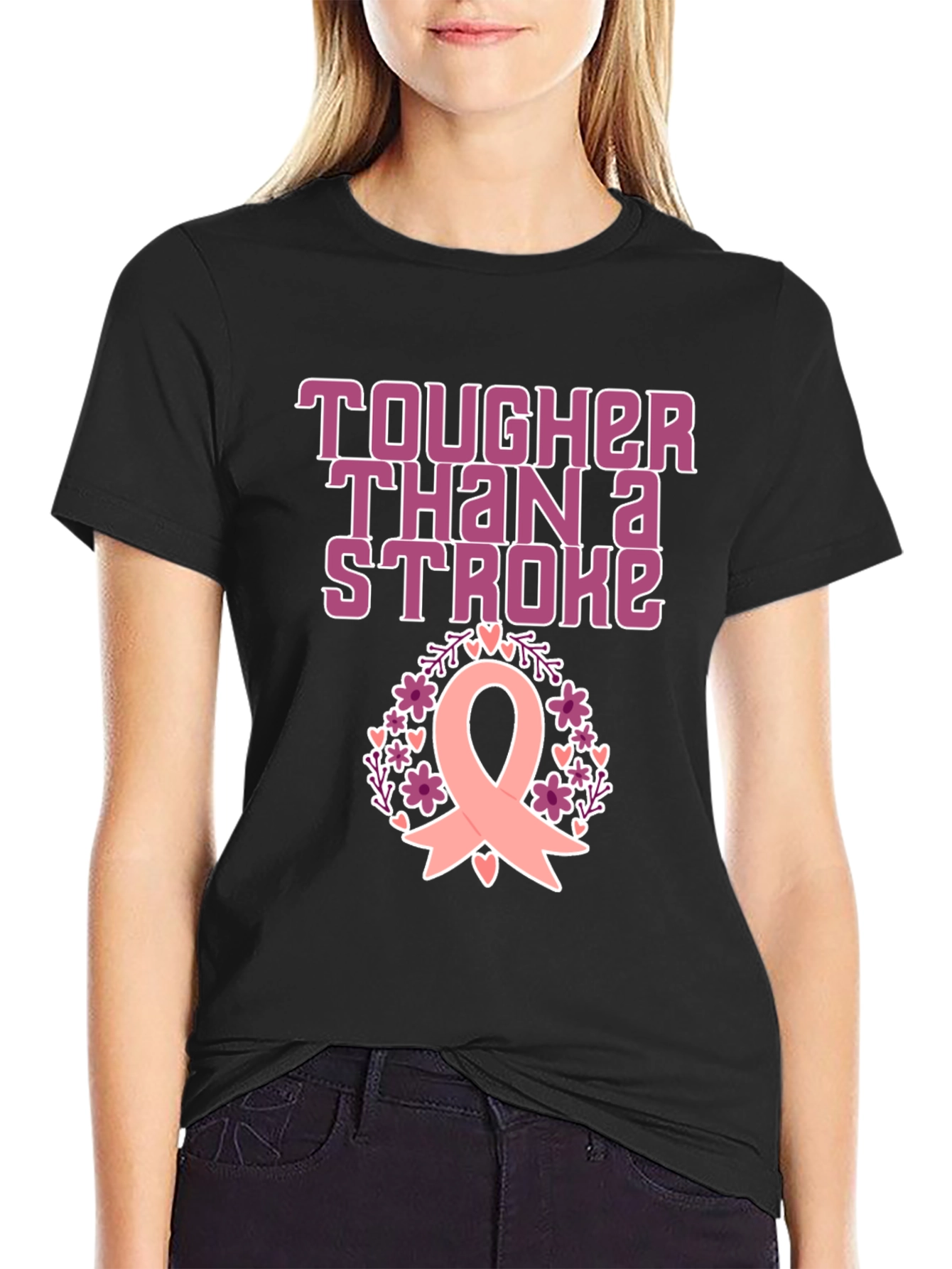 Tougher Than A Stroke Awareness T-Shirt