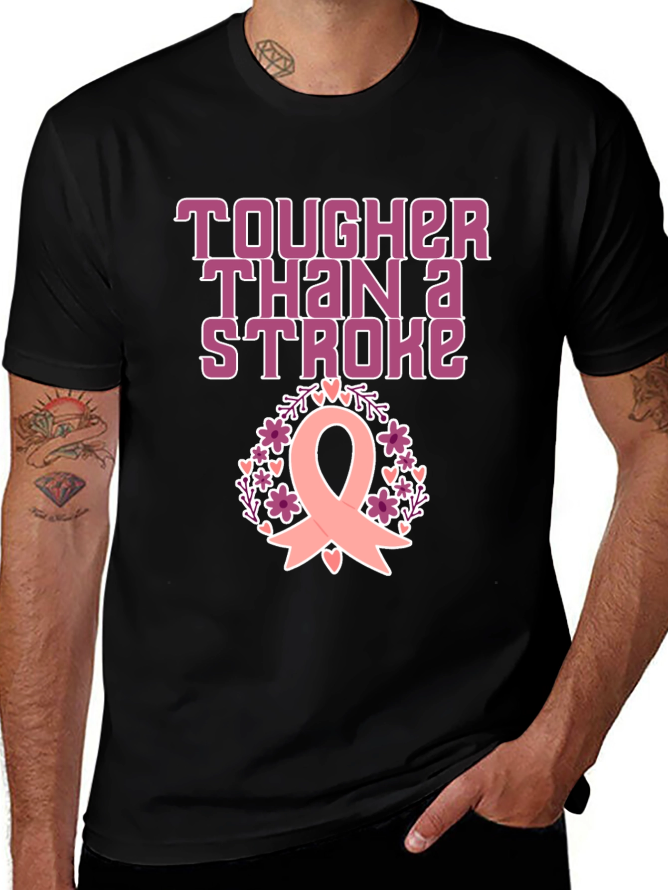 Tougher Than A Stroke Awareness T-Shirt
