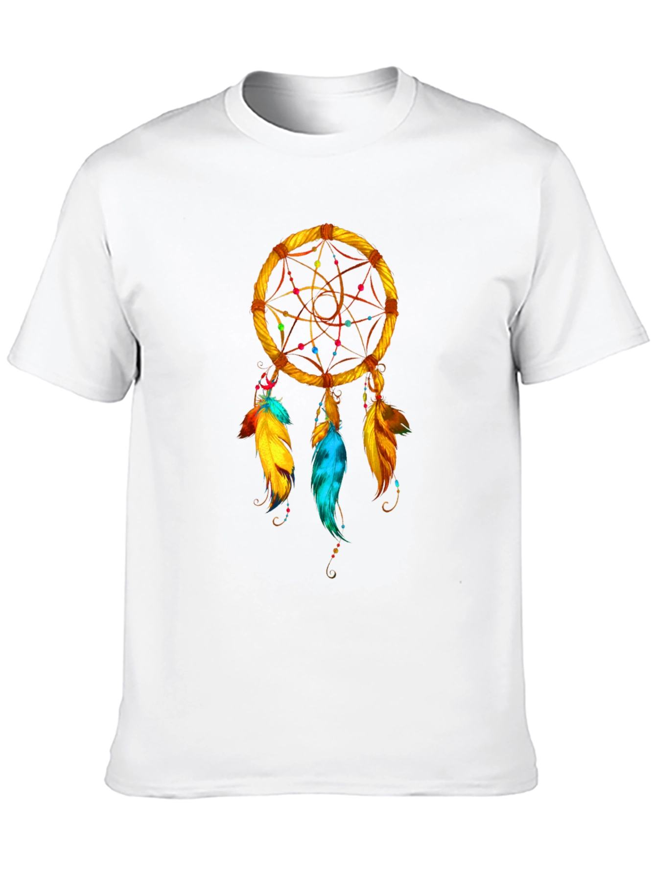 Dream Catcher Graphic Tee - Stylish Black T-Shirt