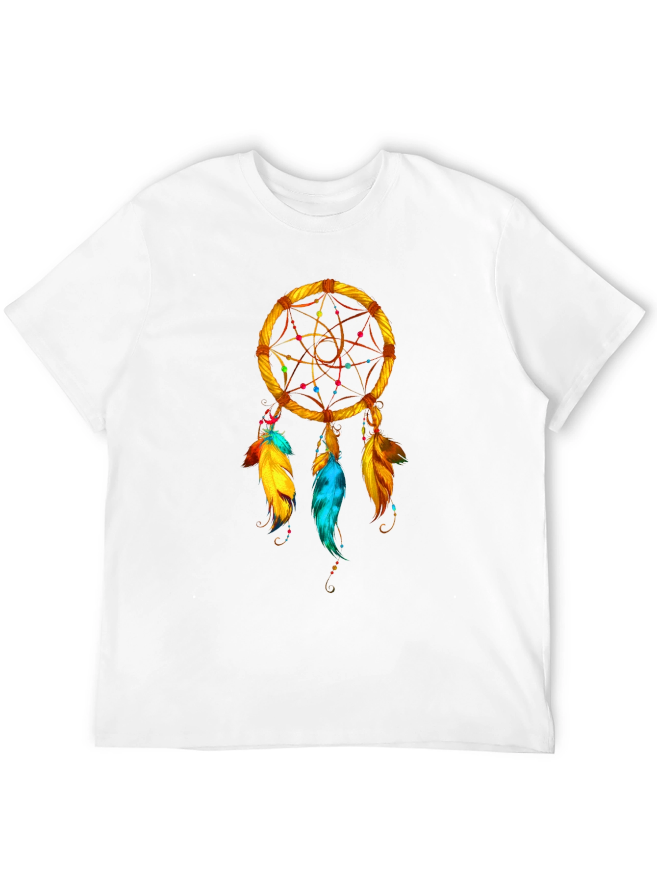 Dream Catcher Graphic Tee - Stylish Black T-Shirt