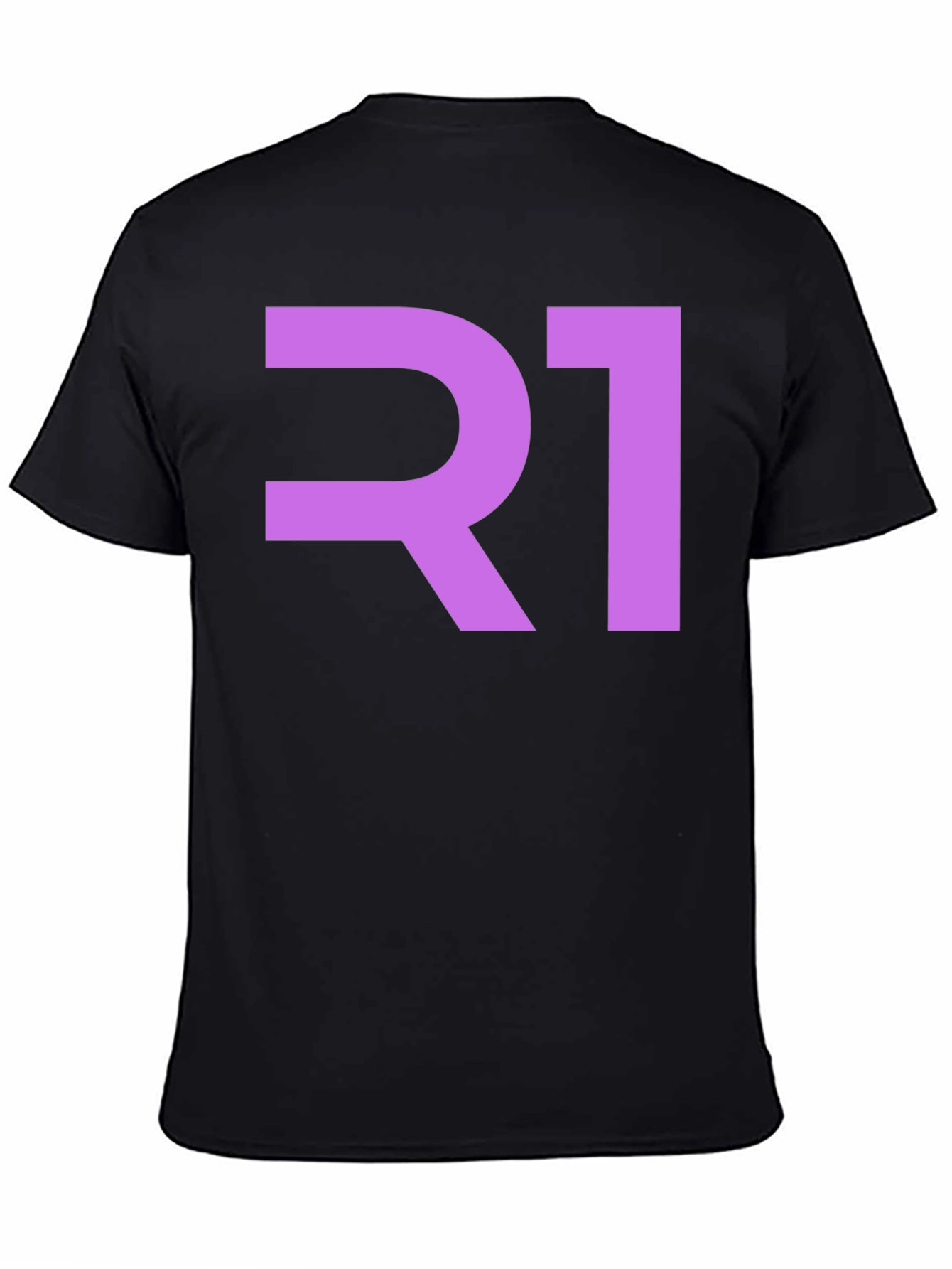 R1 Graphic Tee - Stylish Black Cotton T-Shirt
