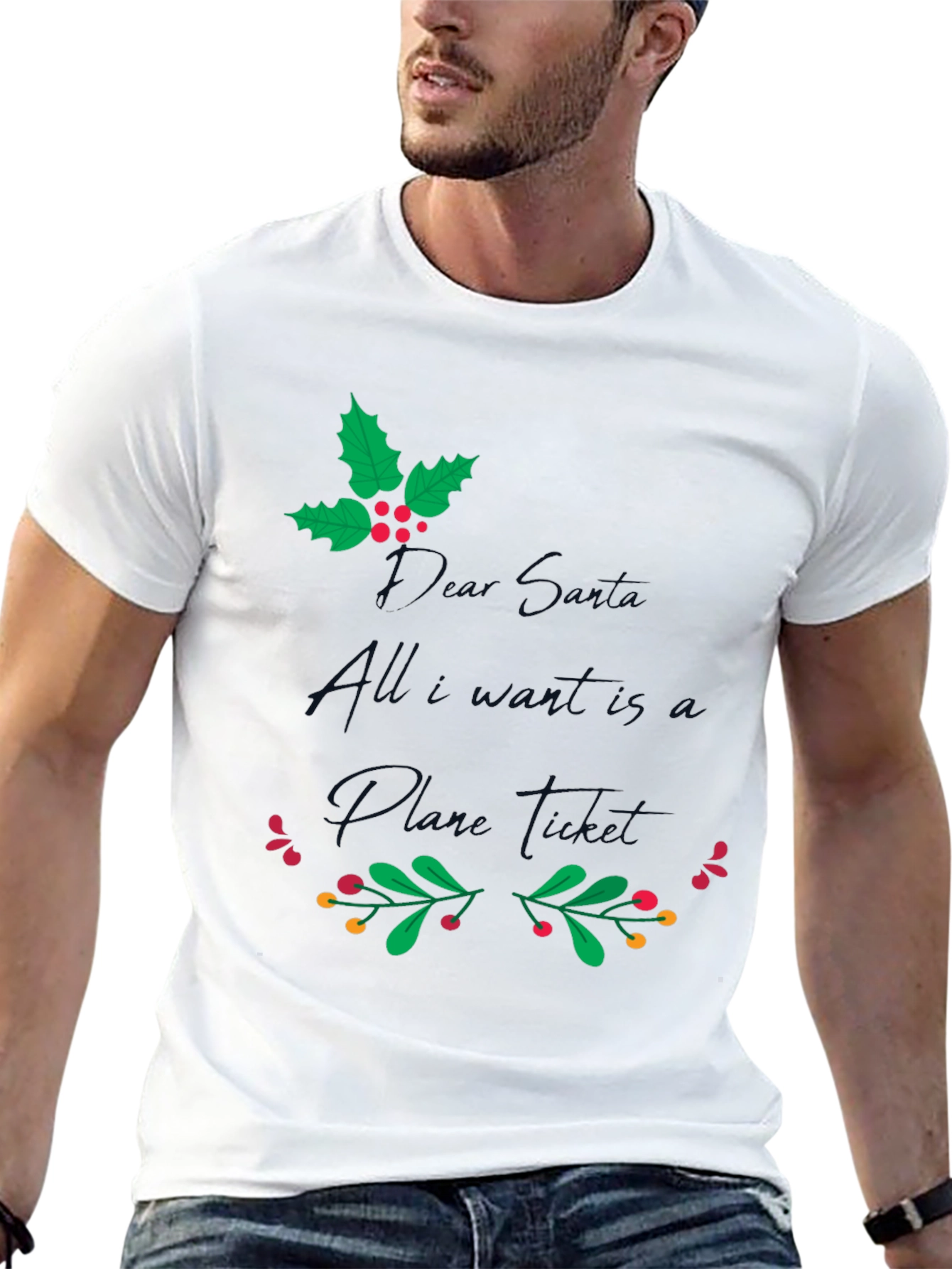 Festive Dear Santa Christmas T-Shirt