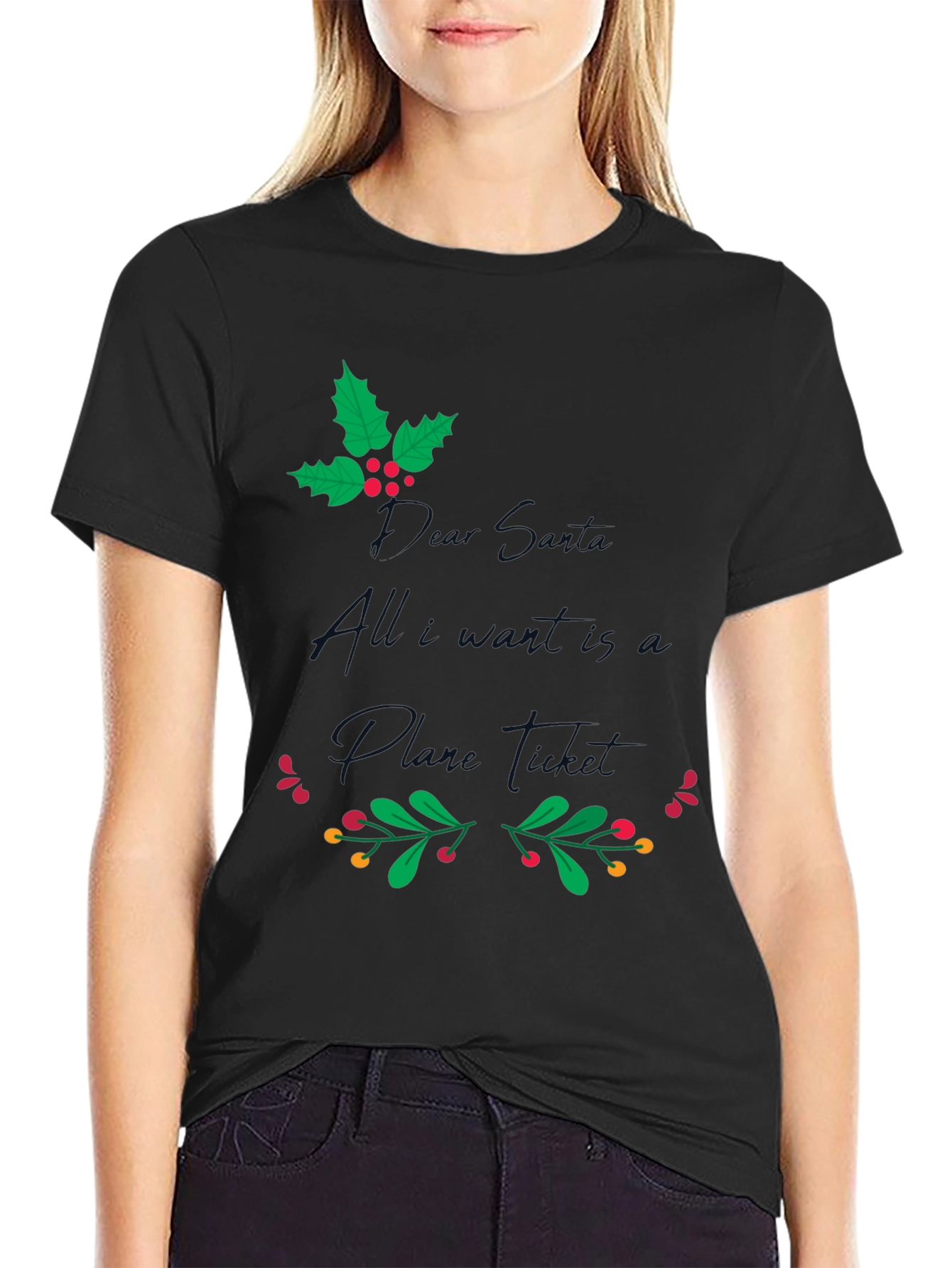 Festive Dear Santa Christmas T-Shirt