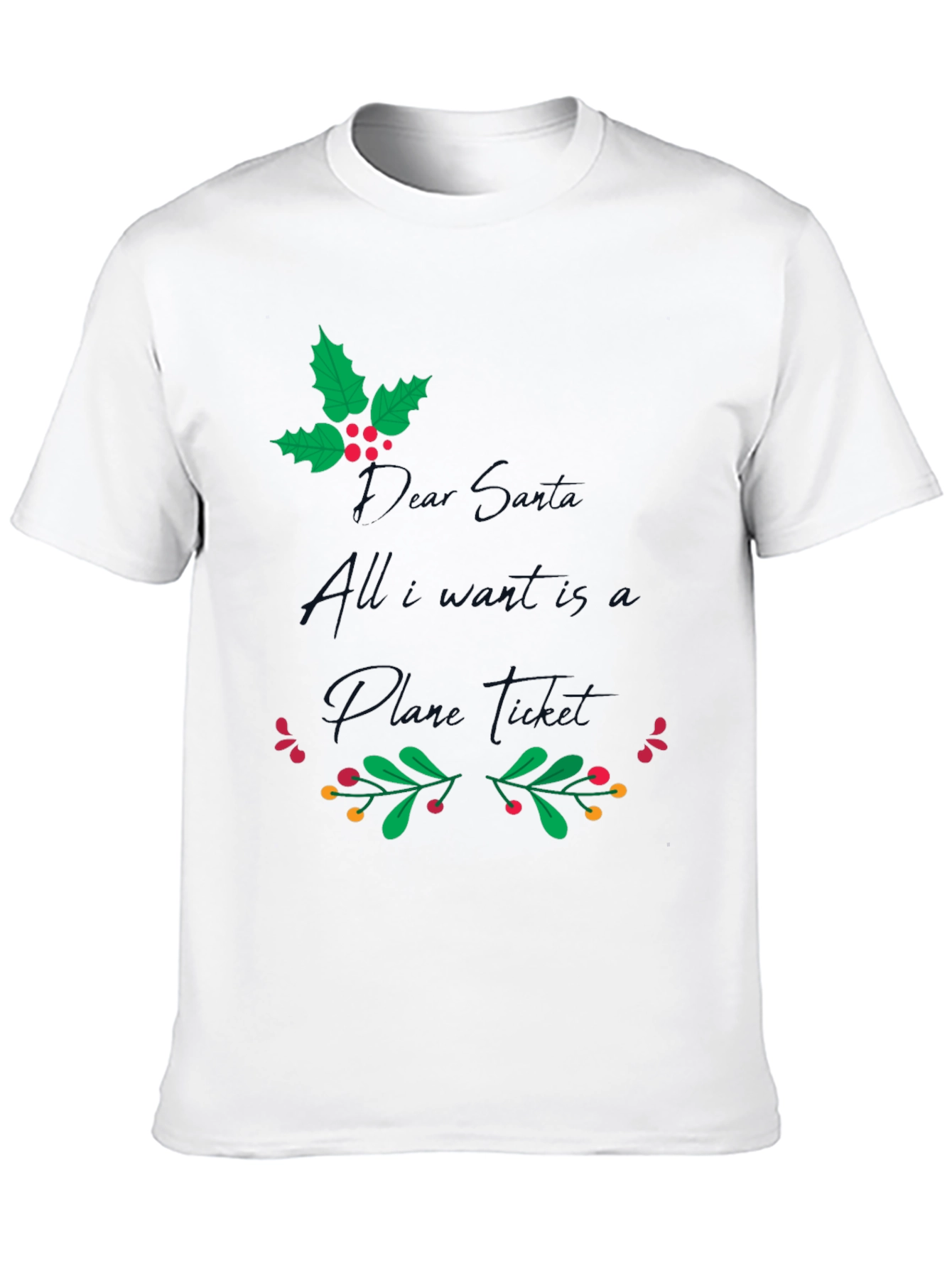 Festive Dear Santa Christmas T-Shirt