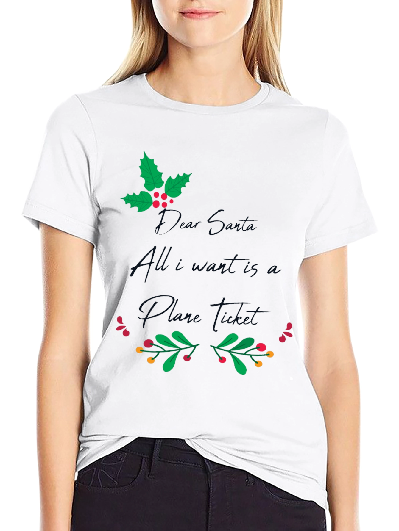 Festive Dear Santa Christmas T-Shirt