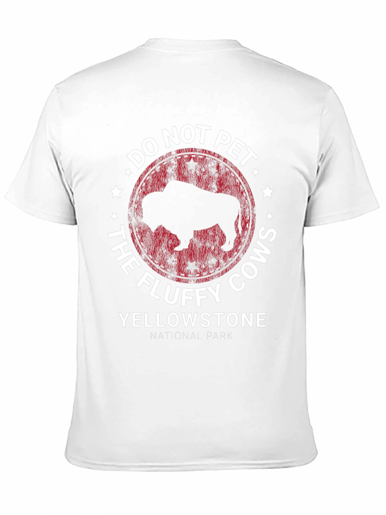 Yellowstone National Park Fluffy Cow T-Shirt