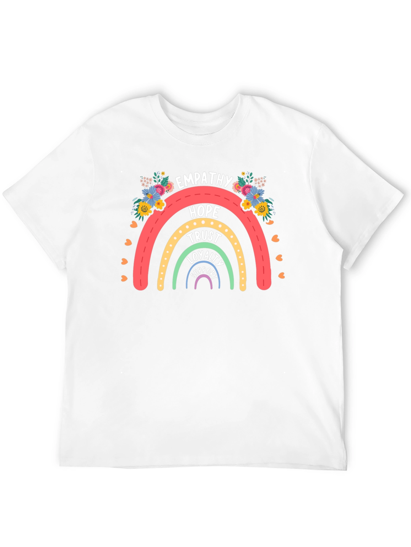 Empathy Rainbow Graphic T-Shirt