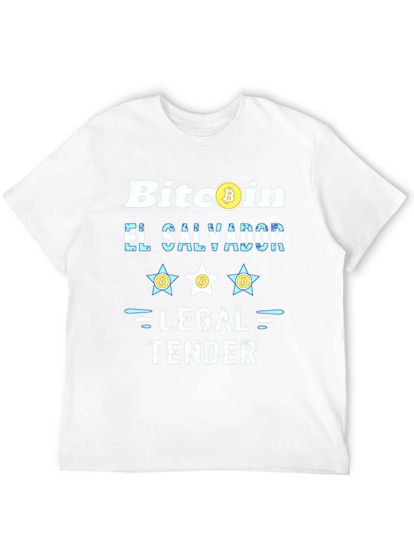 Bitcoin El Salvador Legal Tender Black T-Shirt