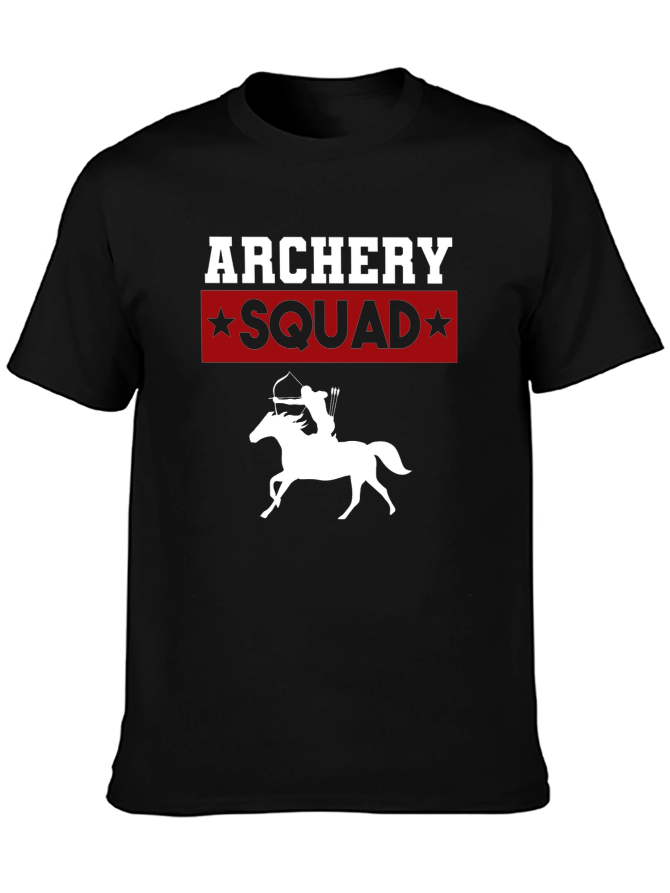 Archery Squad Black Graphic Tee
