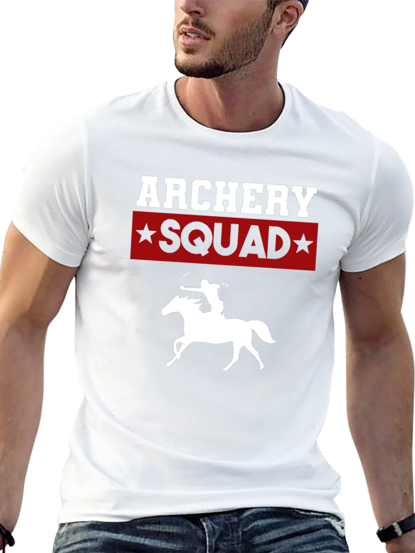 Archery Squad Black Graphic Tee