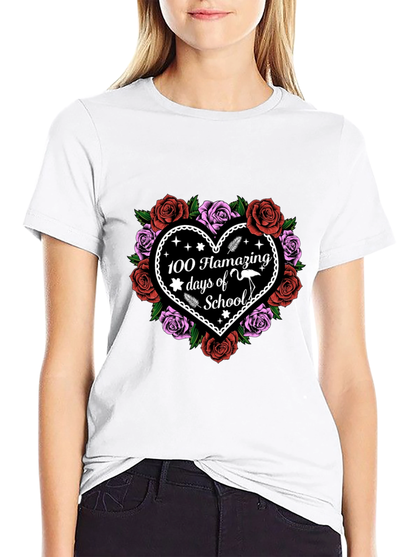 100 Days of School Flamazing T-Shirt