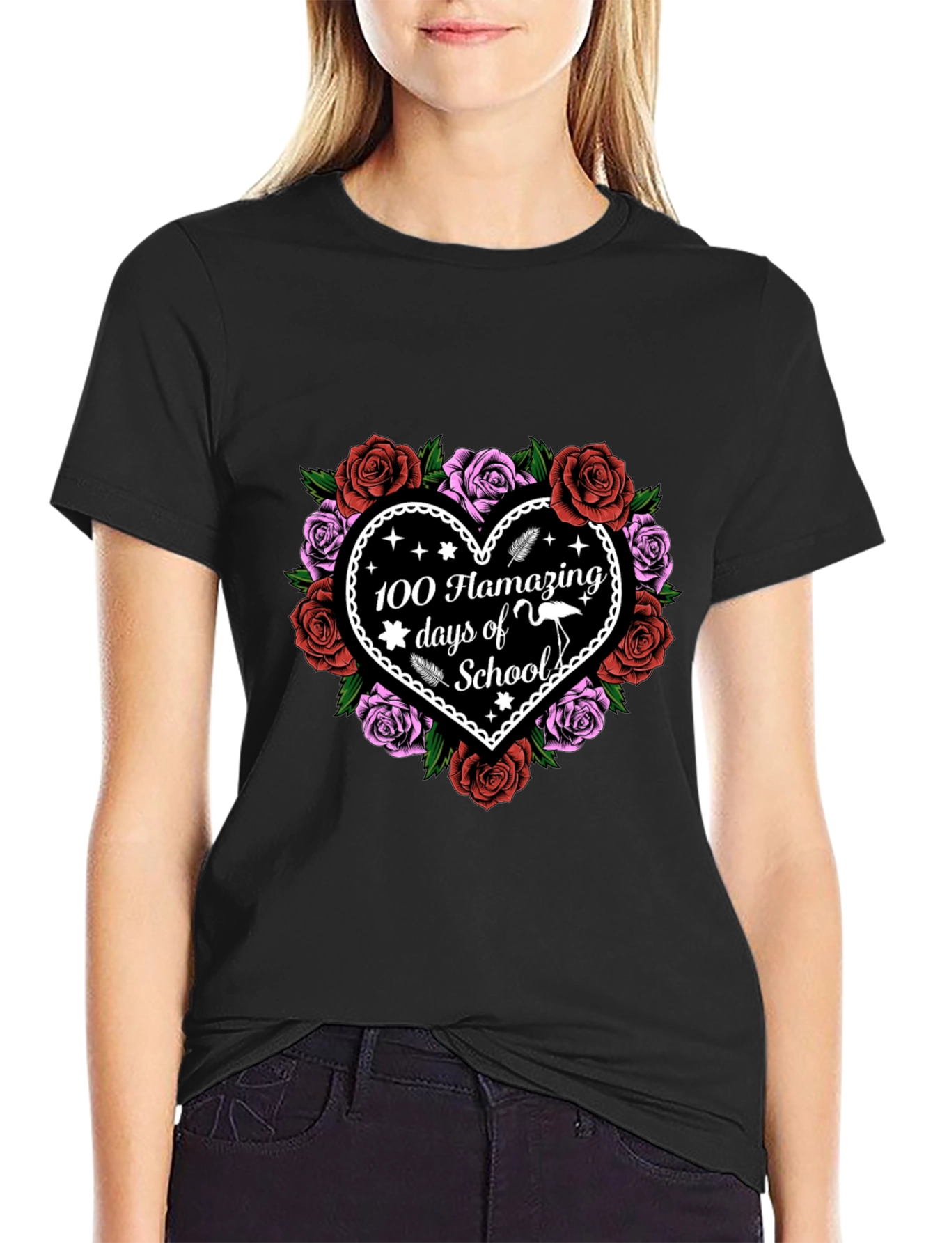 100 Days of School Flamazing T-Shirt