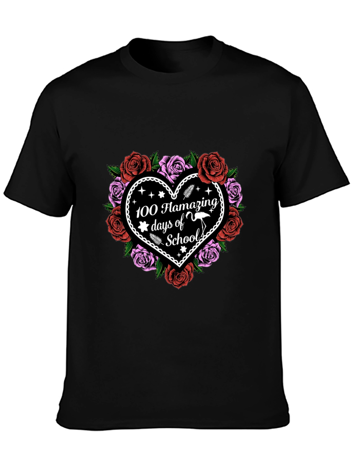 100 Days of School Flamazing T-Shirt