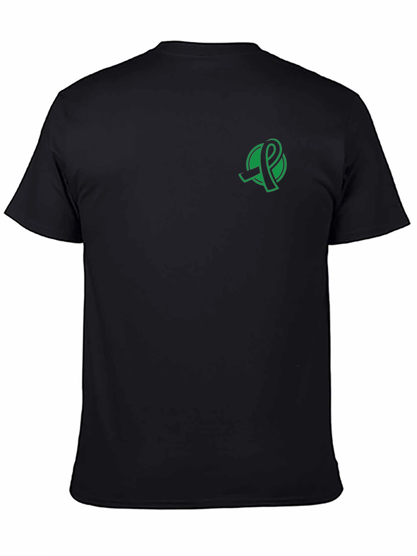 Awareness Ribbon Graphic Black T-Shirt