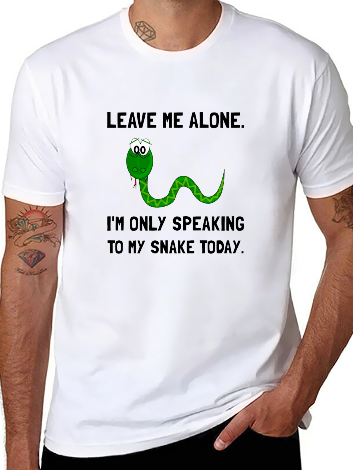 Leave Me Alone Snake T-Shirt