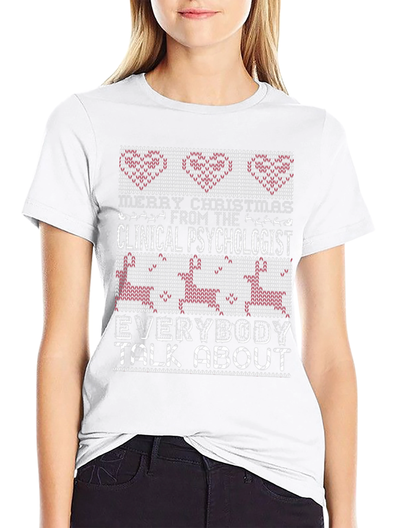 Clinical Psychologist Christmas T-Shirt