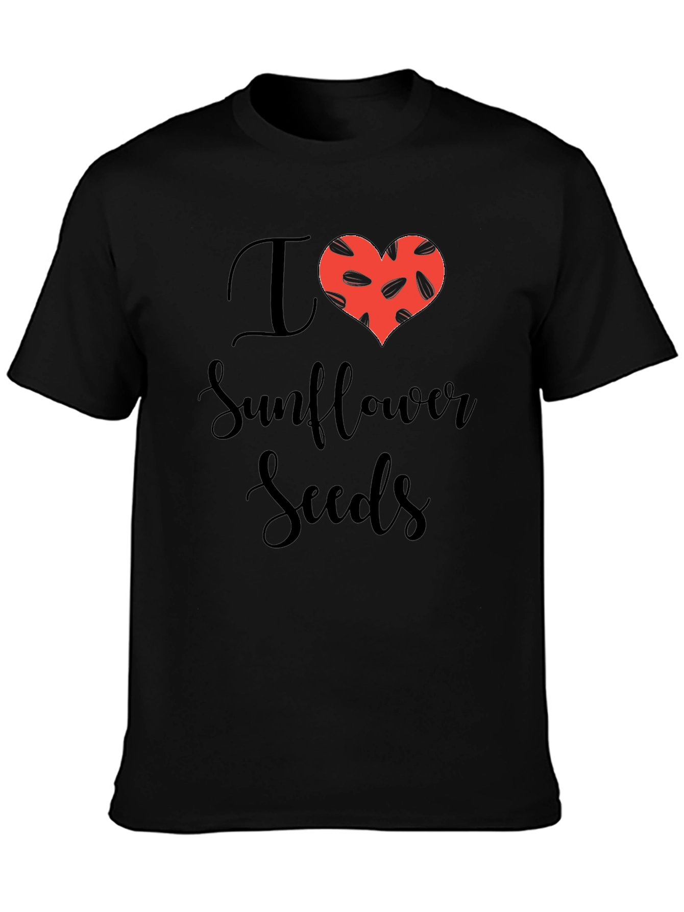 I Love Sunflower Seeds Graphic T-Shirt