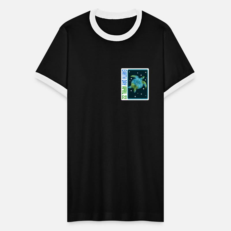 Earth Shirt, Earth Day April 22 Turtle Pocket Tee