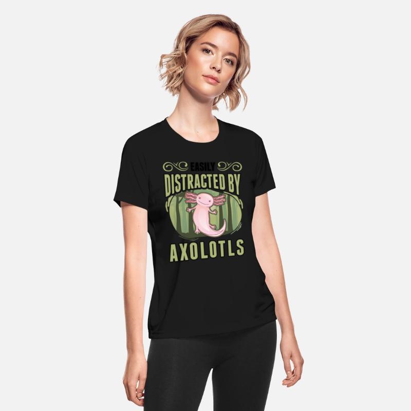 Easily Distracted By Axolotls Salamander