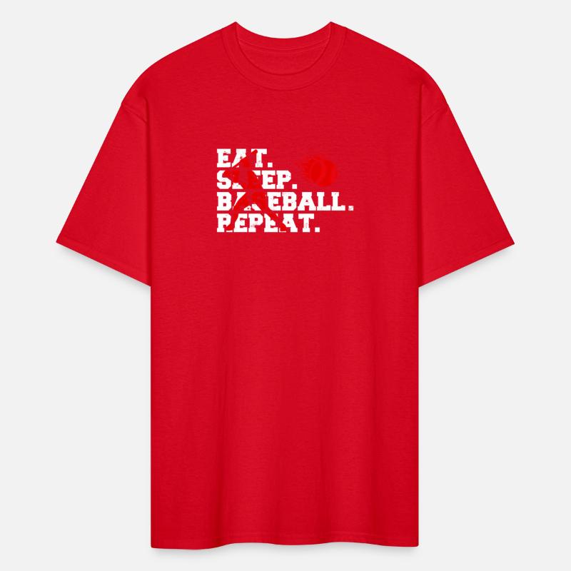Eat Sleep Baseball Repeat Softball Catcher Batter
