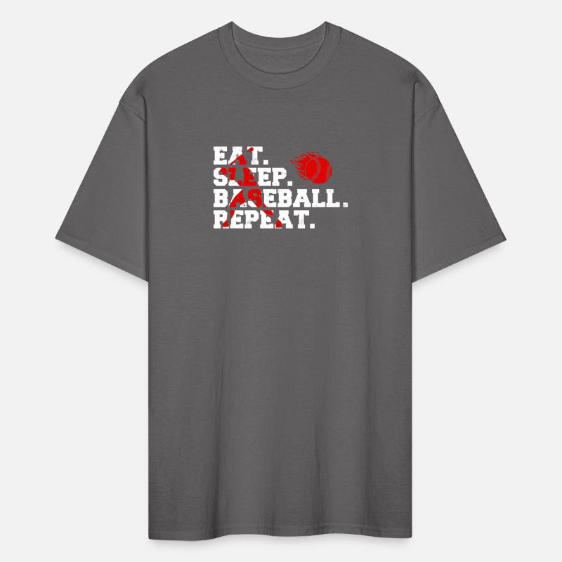 Eat Sleep Baseball Repeat Softball Catcher Batter