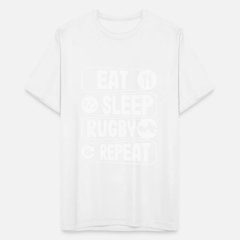 Eat Sleep Rugby Repeat - Rugby Enthusiast's Mantra