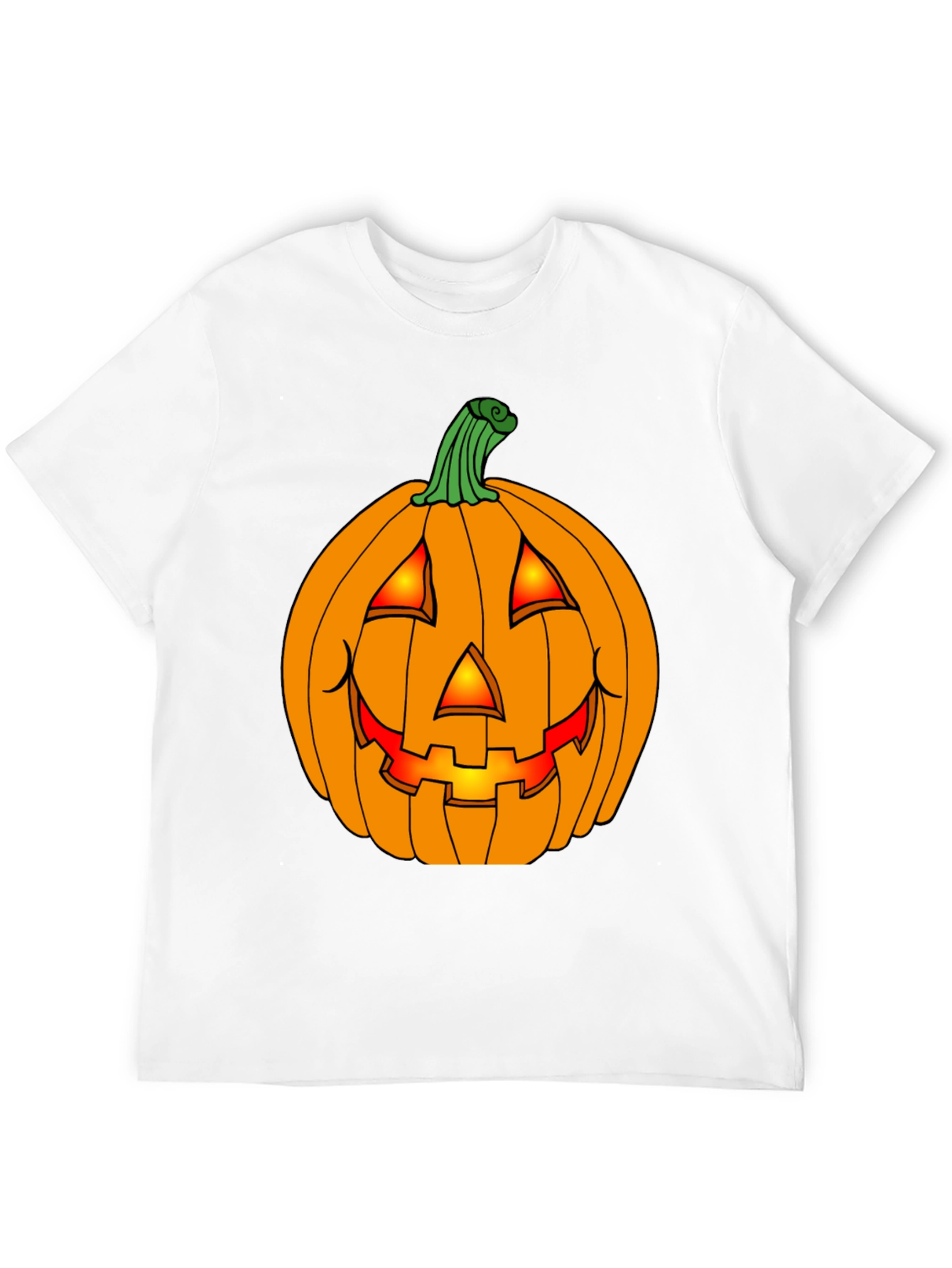 Halloween Pumpkin Graphic Tee - Spooky Season Shirt