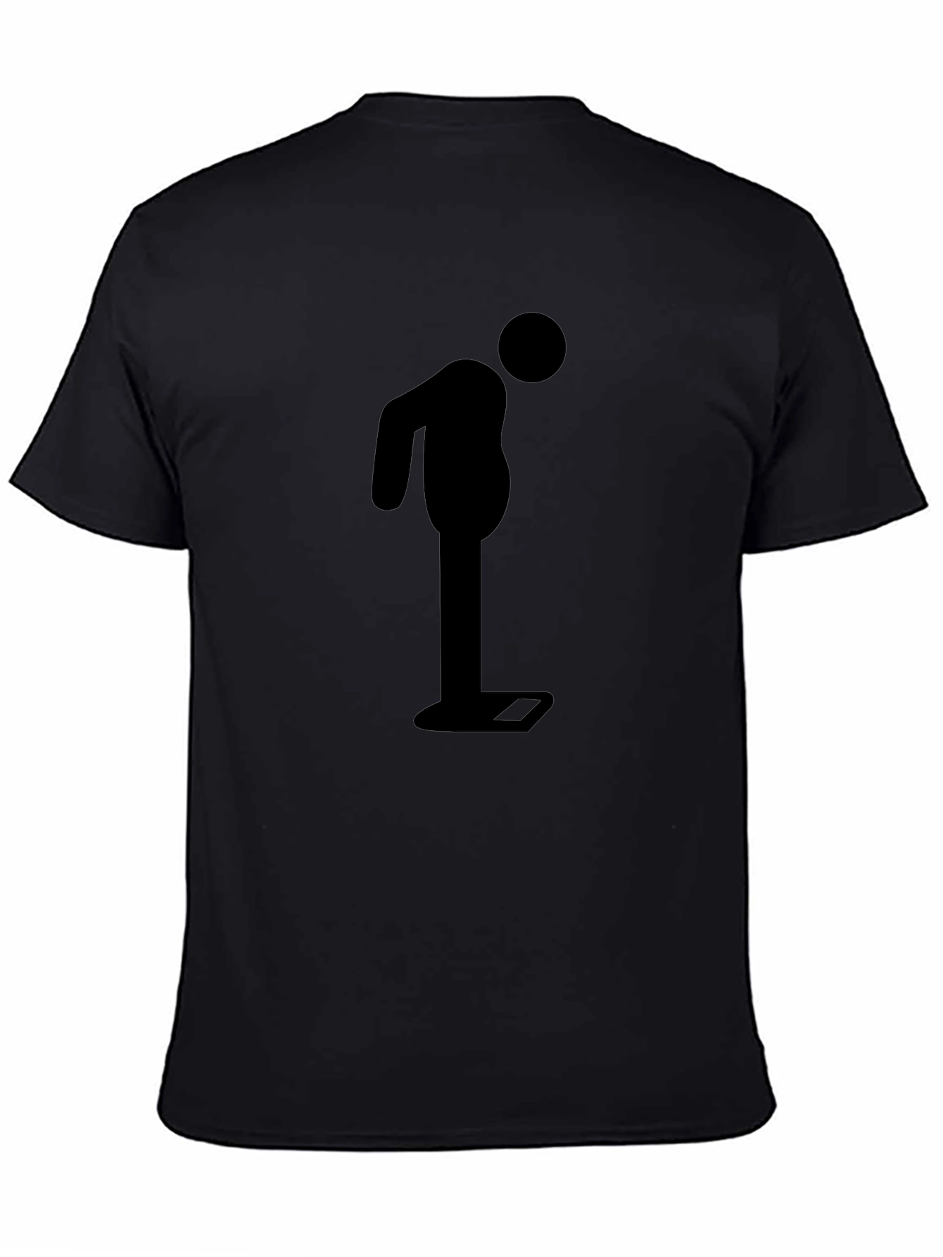Funny Weight Loss T-Shirt - Weighing Man