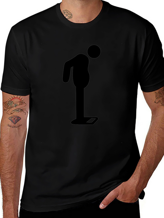 Funny Weight Loss T-Shirt - Weighing Man