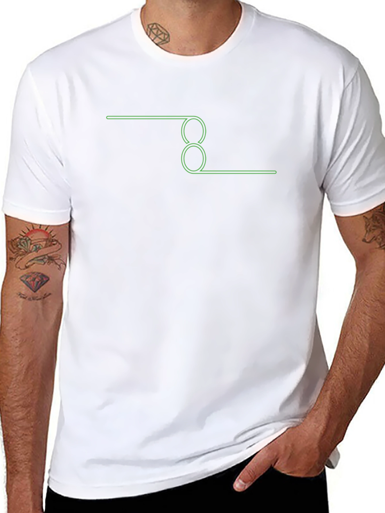 Abstract Eight T-Shirt - Stylish and Comfortable