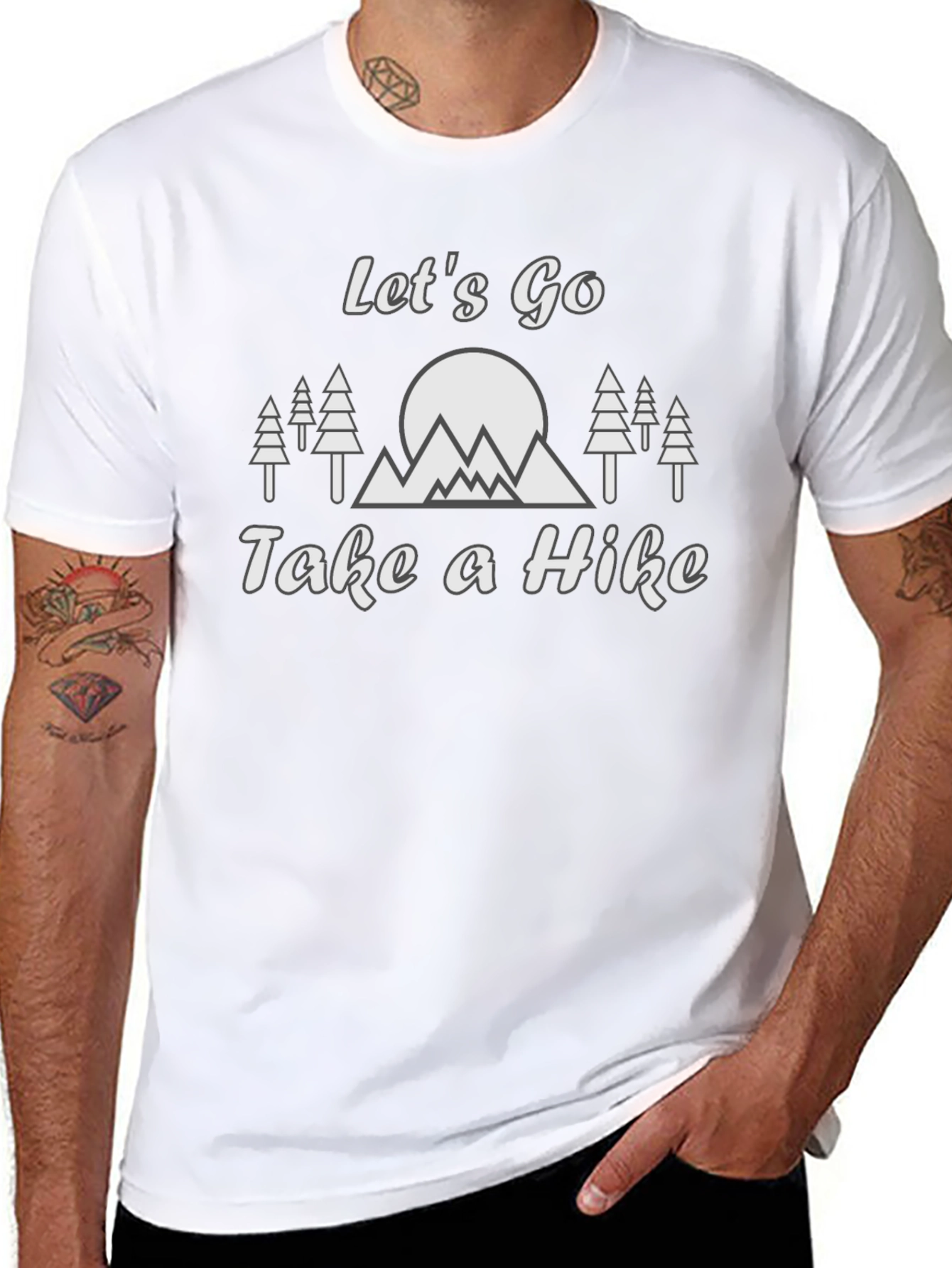 Lets Go Take A Hike Graphic Tee
