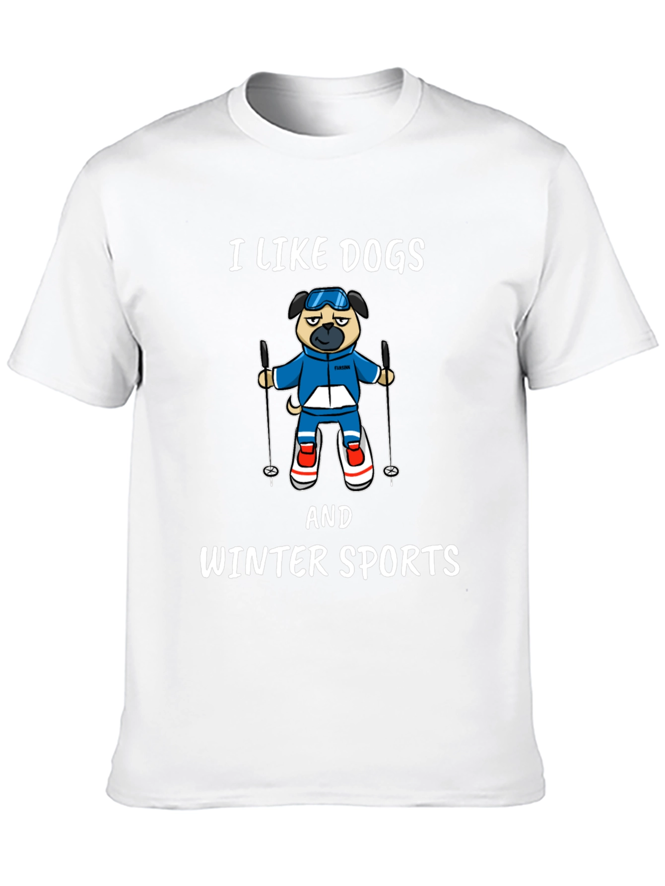 I Like Dogs & Winter Sports T-Shirt