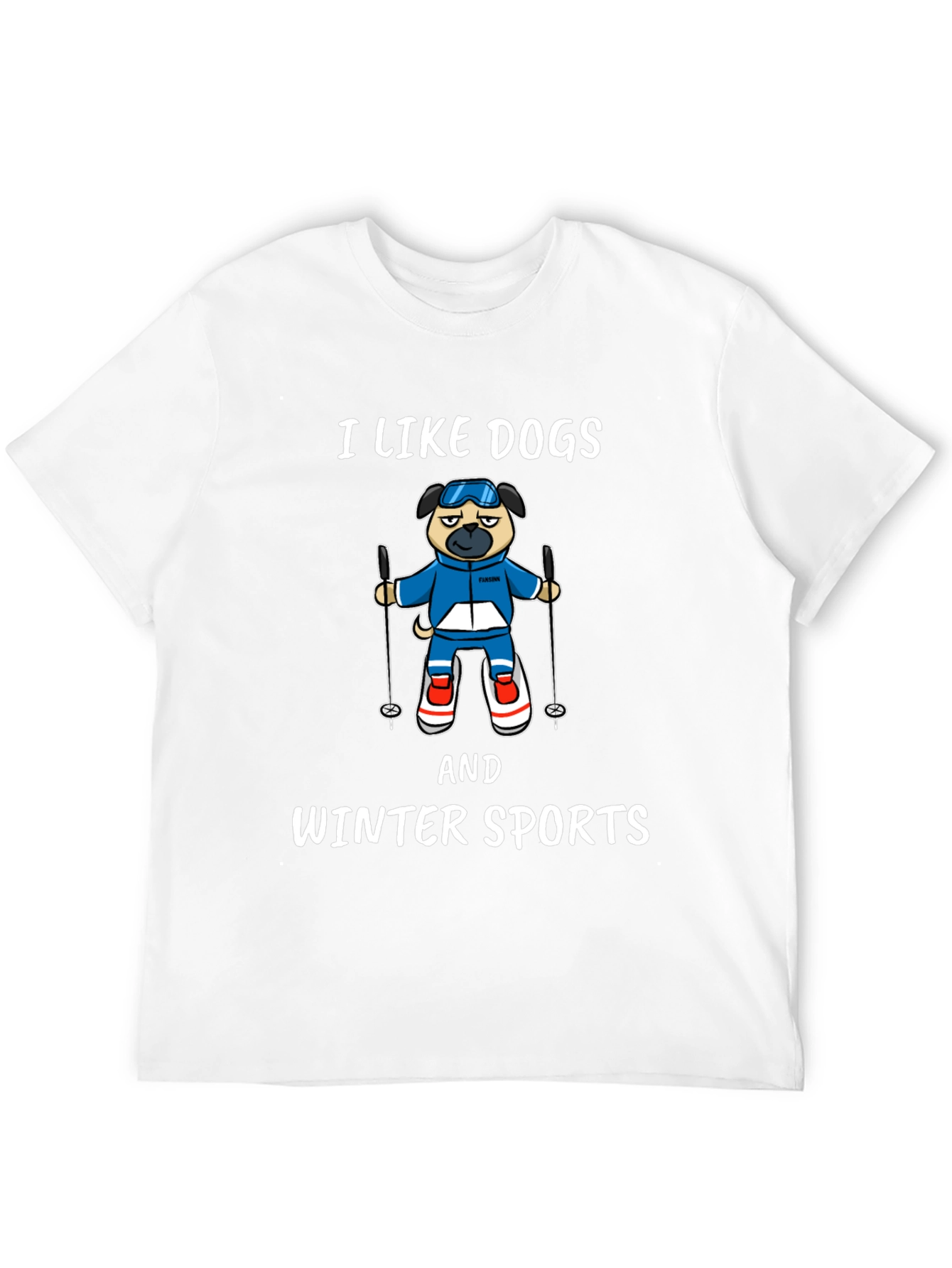 I Like Dogs & Winter Sports T-Shirt