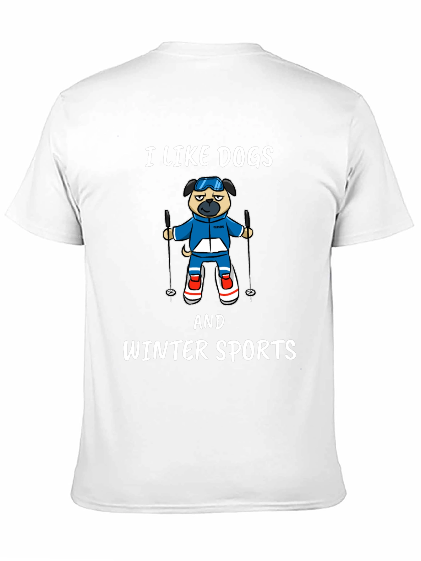 I Like Dogs & Winter Sports T-Shirt