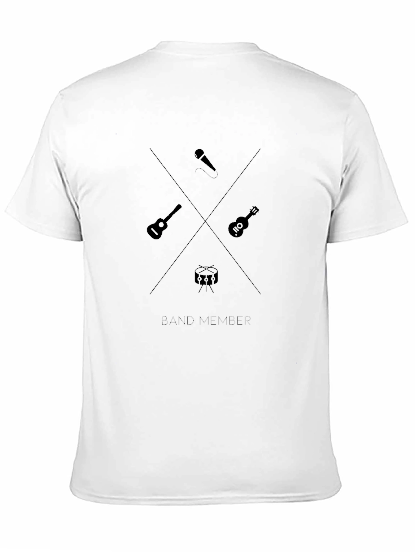 Band Member Graphic Tee - Musician T-Shirt