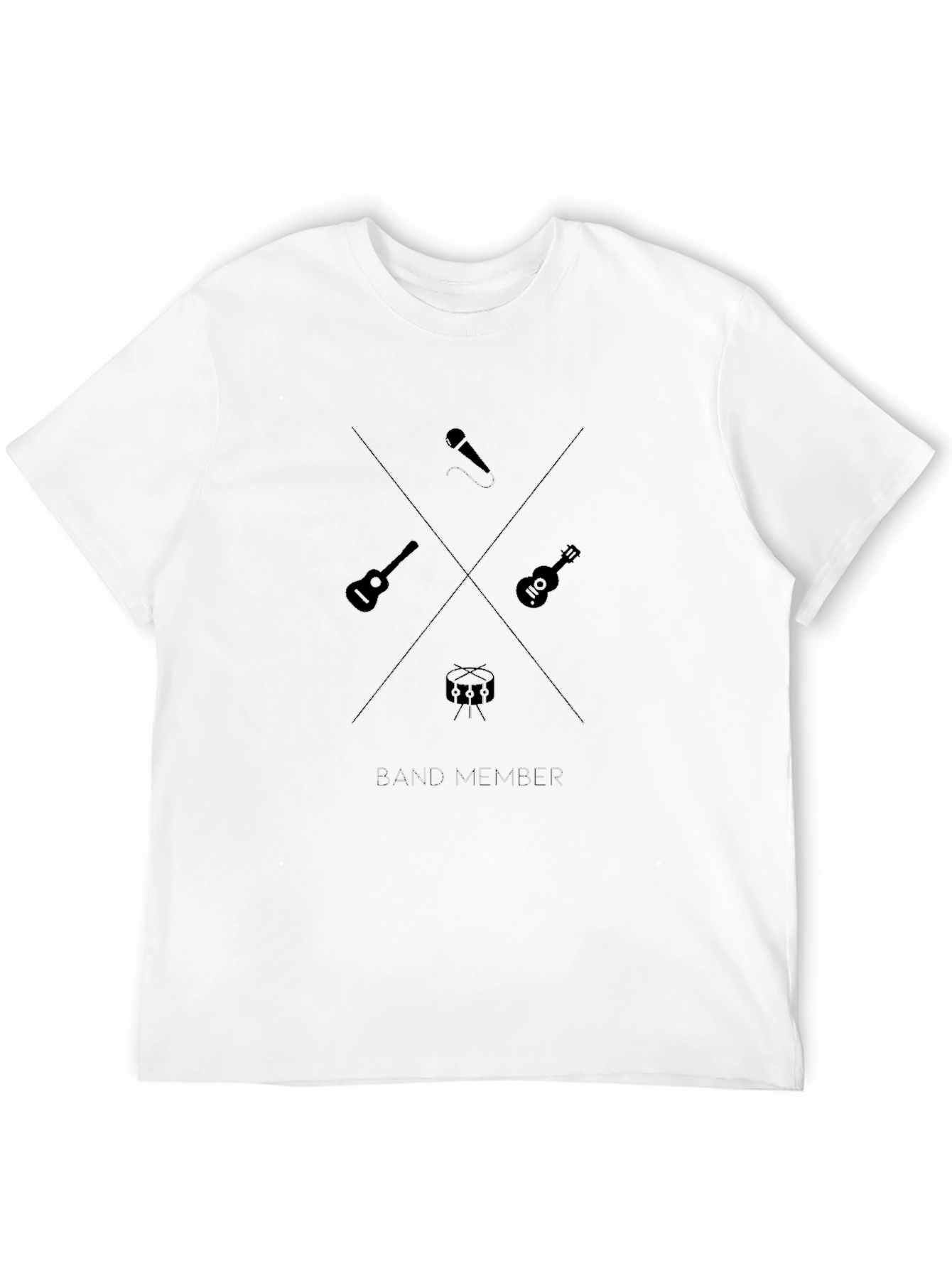 Band Member Graphic Tee - Musician T-Shirt